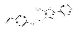 4-[2-(5-methyl-2-phenyl-1,3-oxazol-4-yl)ethoxy]benzaldehyde结构式