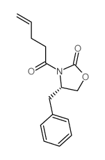(S)-4-Benzyl-3-(pent-4-enoyl)oxazolidin-2-one Structure