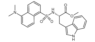 dansyl-L-tryptophan methyl ester结构式