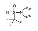 1-((Trifluoromethyl)sulphonyl)-1H-pyrrole结构式