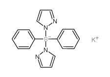 二苯基双(吡唑-1-基)硼酸钾结构式