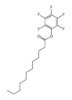 (2,3,4,5,6-pentafluorophenyl) dodecanoate Structure
