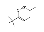 (Z)-((4,4-dimethylpent-2-en-3-yl)oxy)(ethyl)zinc结构式