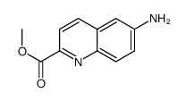 2-Quinolinecarboxylicacid,6-amino-,methylester(9CI)结构式