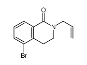 5-bromo-2-prop-2-enyl-3,4-dihydroisoquinolin-1-one Structure
