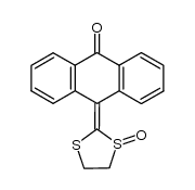 10-(1,3-Dithiolan-2-yliden)anthron-S-oxid Structure