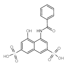 N-苯甲酰基H酸结构式