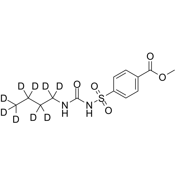 4-Carboxy tolbutamide methyl ester-d9结构式