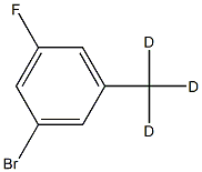 1-bromo-3-fluoro-5-(trideuteriomethyl)benzene Structure