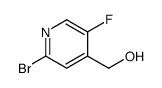 (2-溴-5-氟吡啶-4-基)甲醇结构式
