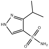 3-(propan-2-yl)-1H-pyrazole-4-sulfonamide Structure