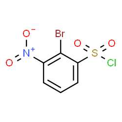 2-溴-3-硝基苯-1-磺酰氯结构式