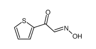2-oxo-2-(thiophen-2-yl)acetaldehyde oxime结构式