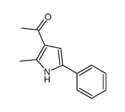 1-(2-Methyl-5-phenyl-1H-pyrrol-3-yl)ethanone Structure