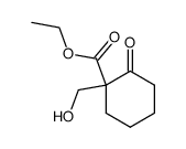 ethyl 1-(hydroxymethyl)-2-oxocyclohexanecarboxylate Structure