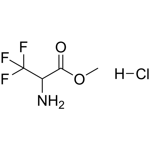 3,3,3-Trifluoroalanine methyl ester hydrochloride structure