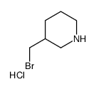 3-Bromomethyl-piperidine hydrochloride结构式