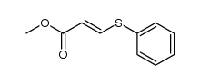 (E/Z)-methyl-3-(phenylthio) acrylate结构式