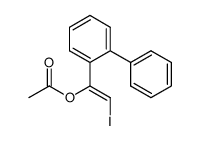 2-(1-acetoxy-2-iodovinyl)biphenyl Structure