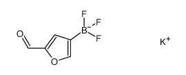 potassium (5-formylfuran-3-yl)trifluoroborate Structure