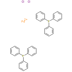 Bis(triphenylphosphine) Palladium (II) Chloride Structure