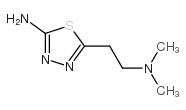 5-[2-(二甲基氨基)乙基]-1,3,4-噻二唑-2-胺结构式