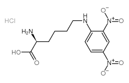 N-EPSILON-2,4-DNP-L-LYSINE HYDROCHLORIDE结构式
