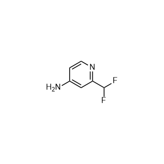 2-(二氟甲基)吡啶-4-胺结构式