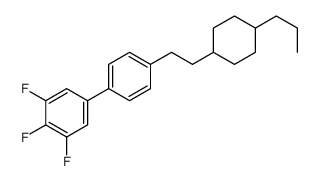 1,2,3-trifluoro-5-[4-[2-(4-propylcyclohexyl)ethyl]phenyl]benzene Structure
