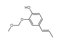 2-Methoxymethoxy-4-trans-propenyl-phenol结构式