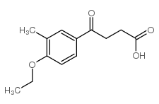 4-(4-乙氧基-3-甲基苯基)-4-氧代丁酸结构式