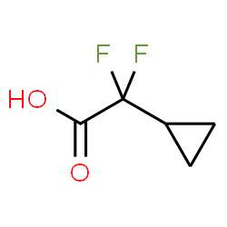 2-环丙基-2,2-二氟乙酸结构式