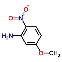 5-甲氧基-2-硝基苯胺结构式