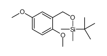 tert-butyl-[(2,5-dimethoxyphenyl)methoxy]-dimethylsilane结构式