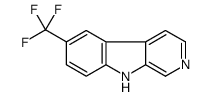 6-(三氟甲基)-9h-吡啶并[3,4-b]吲哚结构式