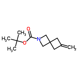 2-Methyl-2-propanyl 6-methylene-2-azaspiro[3.3]heptane-2-carboxylate Structure