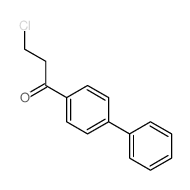 3-chloro-1-(4-phenylphenyl)propan-1-one结构式