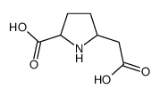 2-Pyrrolidineaceticacid,5-carboxy-(9CI) Structure