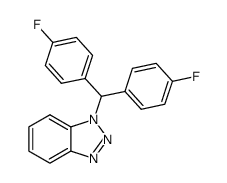 1-(bis(4-fluorophenyl)methyl)-1H-benzo[d][1,2,3]triazole Structure