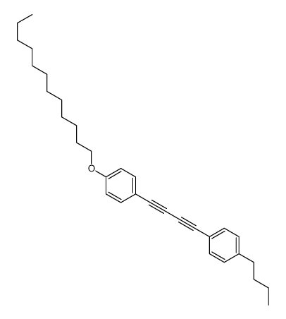 1-butyl-4-[4-(4-dodecoxyphenyl)buta-1,3-diynyl]benzene Structure