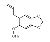 1,3-Benzodioxole,5-methoxy-6-(2-propen-1-yl)- structure