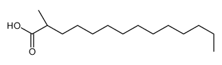 (2R)-2-methyltetradecanoic acid Structure