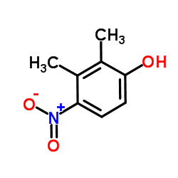 2,3-Dimethyl-4-nitrophenol Structure