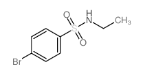 4-溴-N-乙基苯磺酰胺结构式