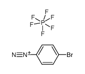 4-bromobenzenediazonium hexafluorophosphate结构式