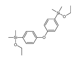 ethoxy-[4-[4-[ethoxy(dimethyl)silyl]phenoxy]phenyl]-dimethylsilane结构式