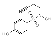 N-(2-cyanoethyl)-N,4-dimethyl-benzenesulfonamide Structure