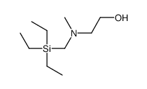 2-[methyl(triethylsilylmethyl)amino]ethanol结构式