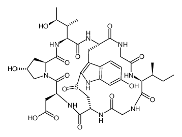 ε-鹅膏毒素结构式