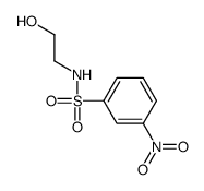 N-(2-hydroxyethyl)-m-nitrobenzenesulphonamide结构式